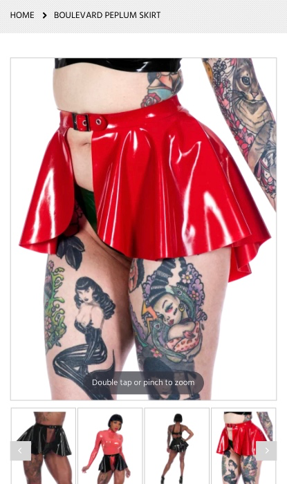 Boulevard Peplum Skirt