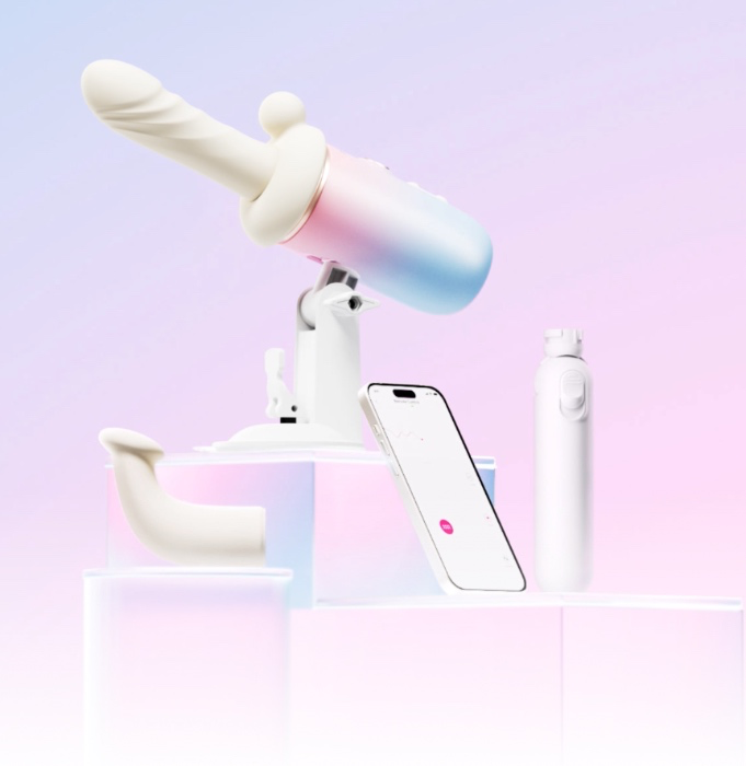 Lovense Spinel: Der beste app-gesteuerte, ultraschnelle Vibrationsdildo mit Heizfunktion, Saugnapf und einer leistungsstarken Massagefunktion, die an eine Pistole erinnert.