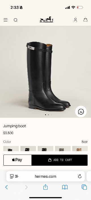 Hermes Jumping Boots