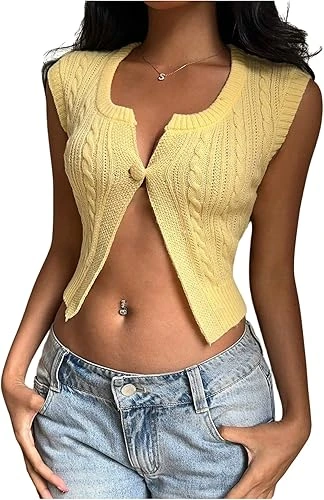 OYOANGLE Women's Sweater Vest