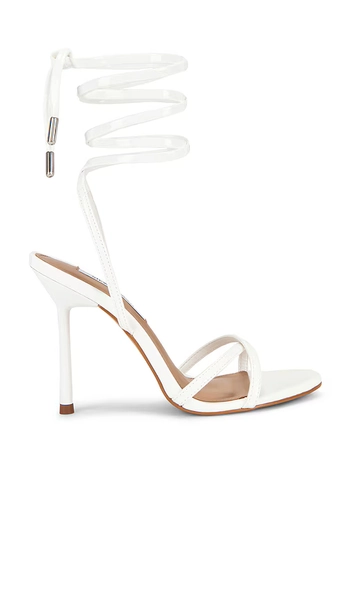 Steve Madden Nerie Strappy Heel in White. - size 6