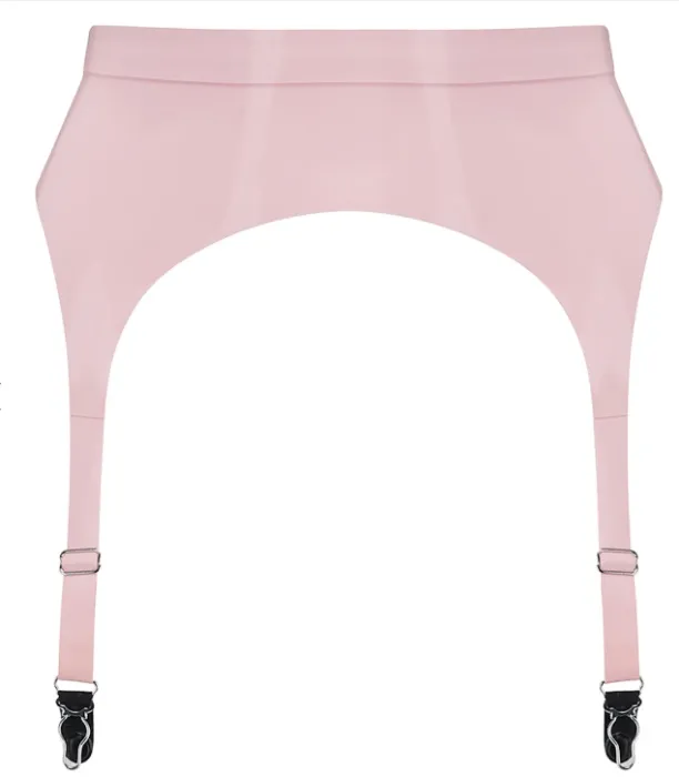 Latex Suspender - Pink