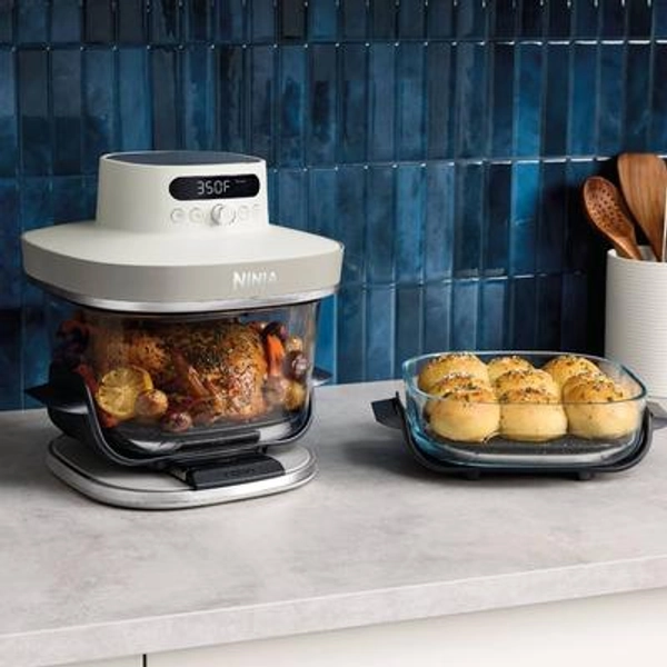 Ninja Crispi Pro 6-in-1 Glass Air Fryer in Bone | AS101LG | SharkNinja