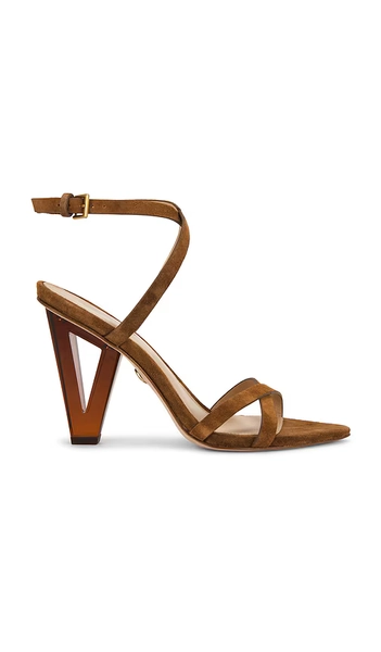 Veronica Beard Lanaya Sandal in Brown. - size 8