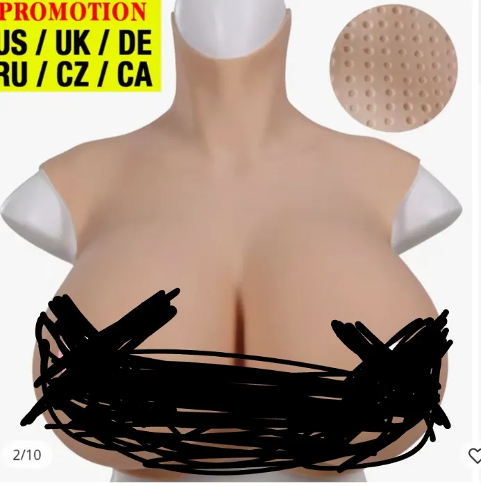 Silicone chest piece for cosplay 