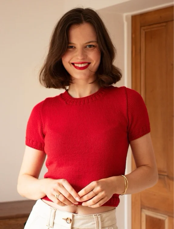Yarn Cotton Merino | Handknit tshirt