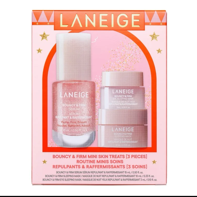 Bouncy & Firm Mini Skin Treats - Mini Cuidados Preenchedores e Refirmantes