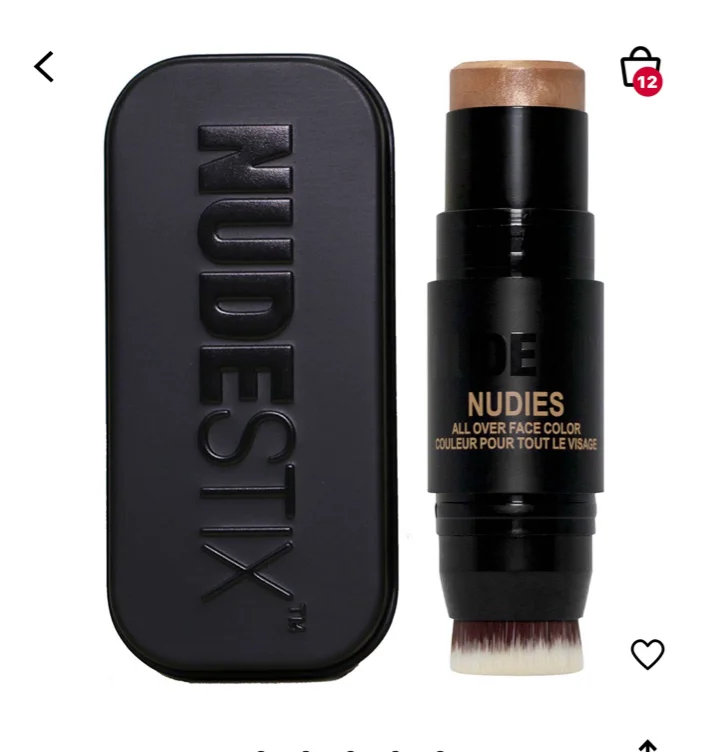 Nudies All Over Face Color Bronze + Glow - Stick bronzeador + iluminador