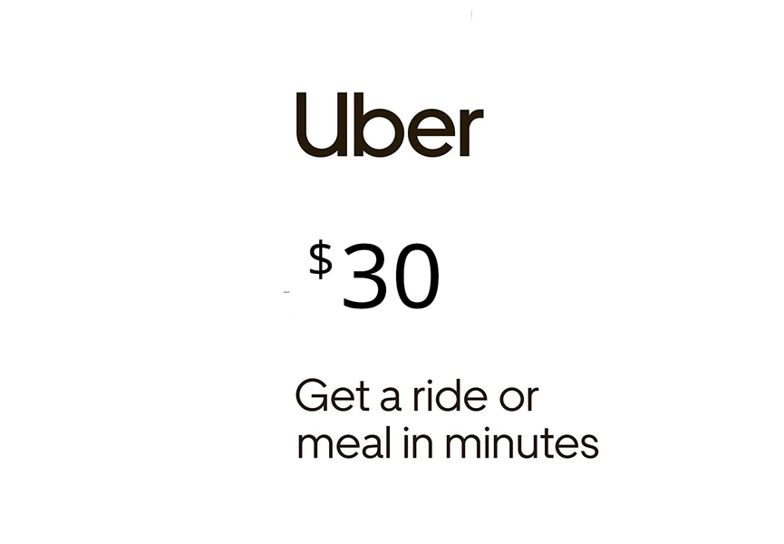 Uber USD 30 Gift Card US