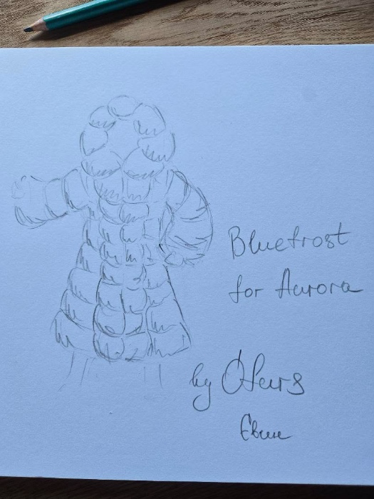 Spectacular Blue Frost Fox coat❤️‍🔥 made by the one and only OFURS🔥❤️