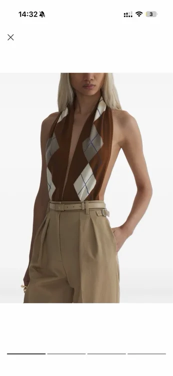 Mugler Bodysuit - Cashmere 