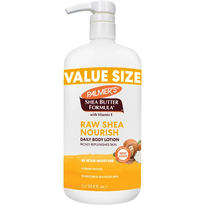 Palmer's Shea Butter Formula Raw Shea Nourishing Body Lotion for Dry Skin, 33.8 fl. oz.