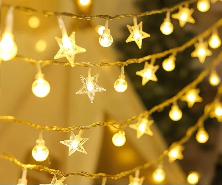 Fairy star + bubble ball lights 
