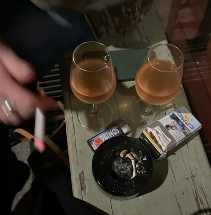 a drink