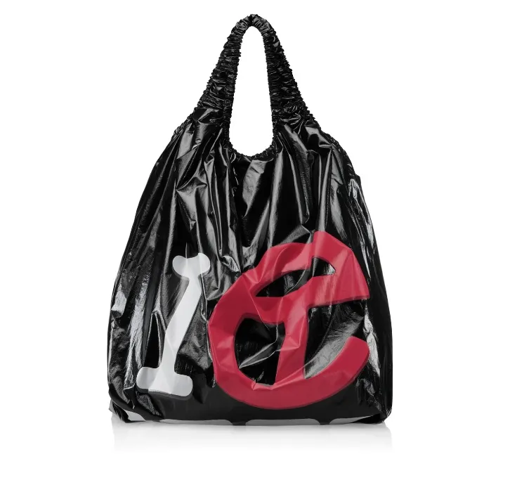 Jumbo New York Plastic Bag - Black 