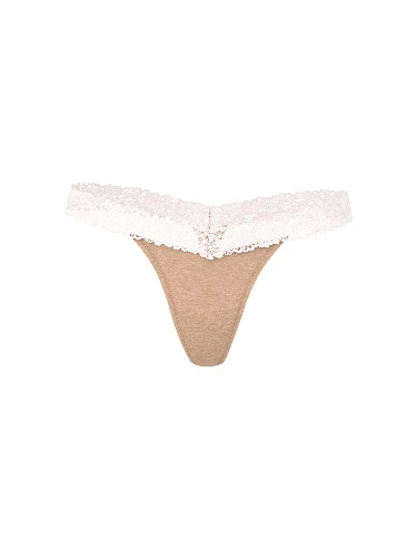 Cotton Lace-Waist Pantie