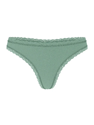 Cotton Lace-Trim Panty