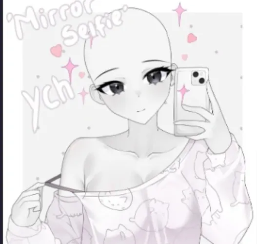 YCH - Mirror Selfie by Drexu (@Drexu)