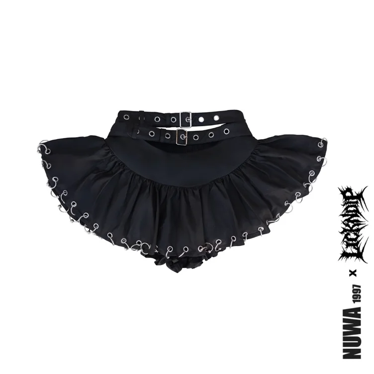 Babygirl Mini Balloon Skirt//BLACK — Lickndip