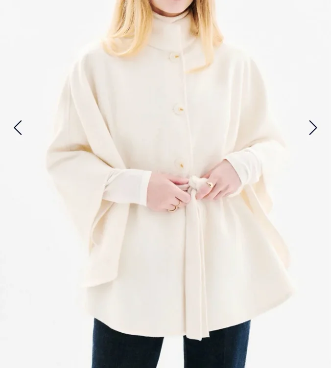 Poncho Hacaro marron foncé femme