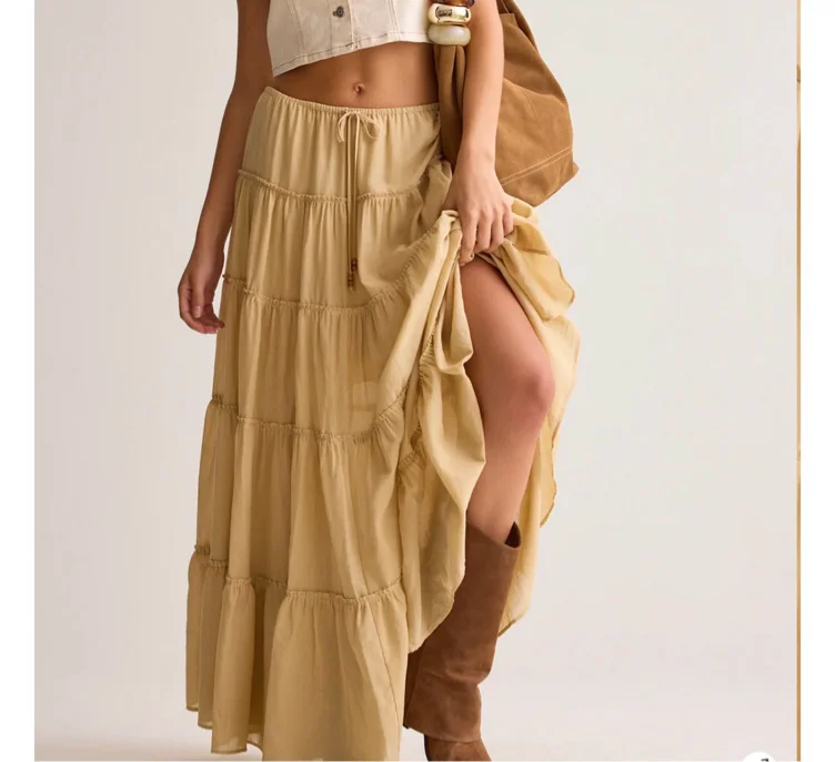 Liv Tiered Maxi Skirt