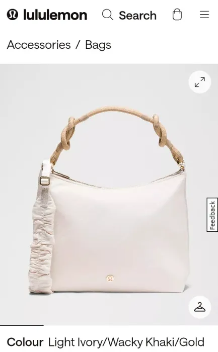 Convertible Ruched Crossbody Bag 6.5L - Sweet Sorbet/Pink Blossom/Silver - ONE SIZE
