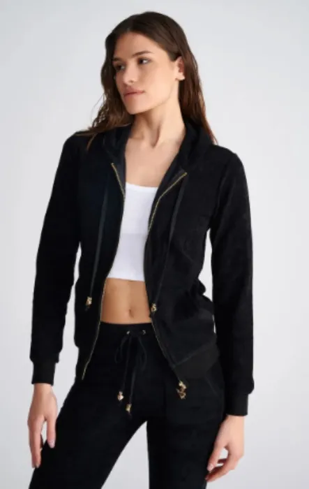 Black Velvet Trackcuit Set 