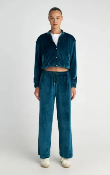 Soft Velvet Tracksuit Set