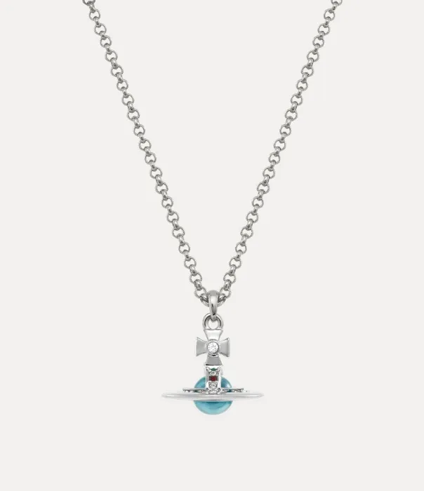 VW Blue orb necklace