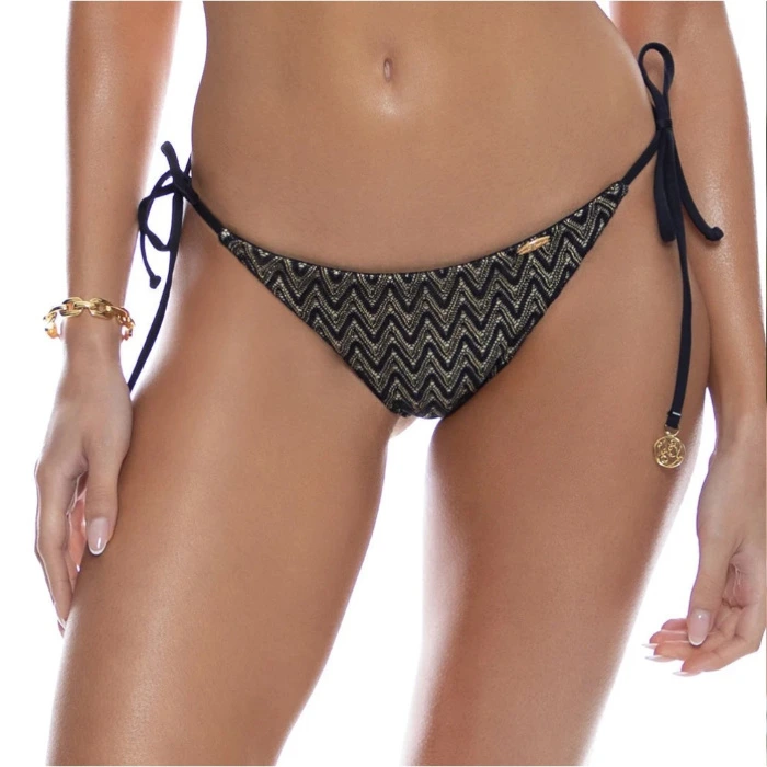 BUZZING - Seamless Ruched Back Brazilian Tie Side Bottom
