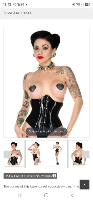 Curve line corset