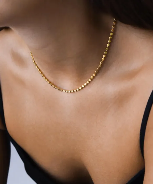 18k gold chain necklace