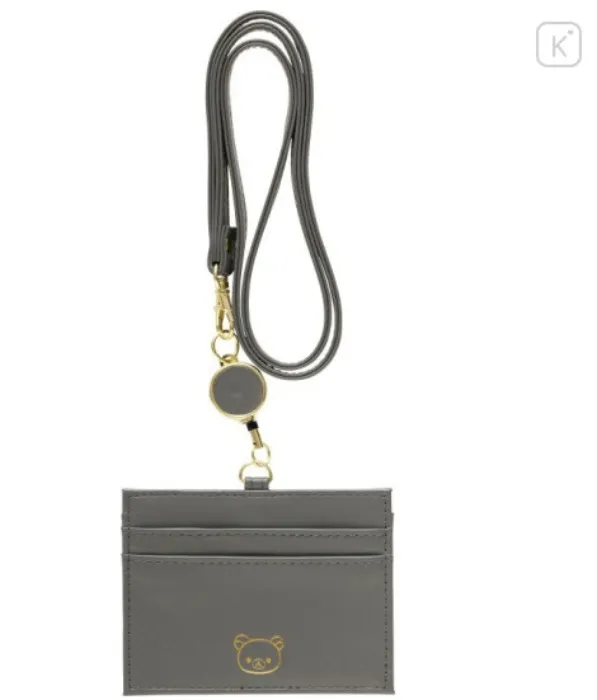San-X ID Card Holder with Reel - Rilakkuma