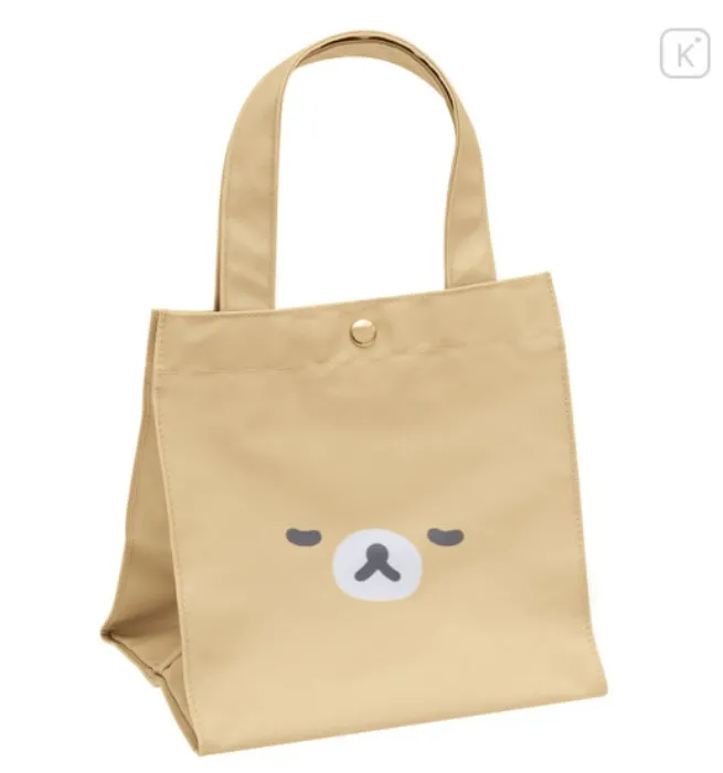 San-X Snap Tote Bag - Rilakkuma basic