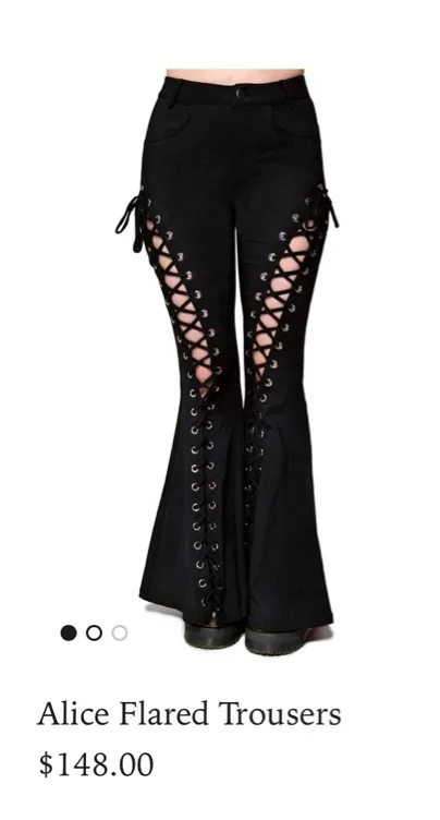 Alice Flare pants from Forest Ink