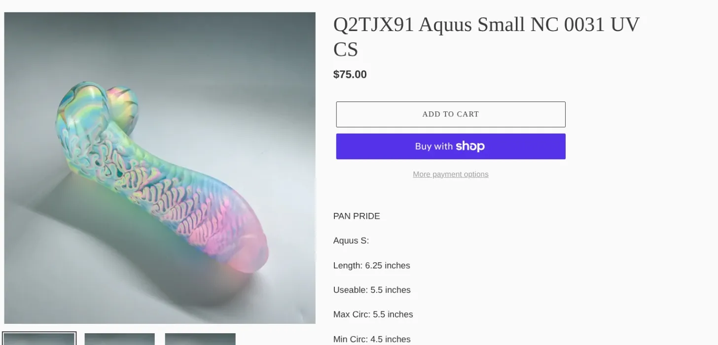 Aquus Small dildo