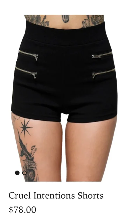Cruel Intentions shorts from Forest Ink