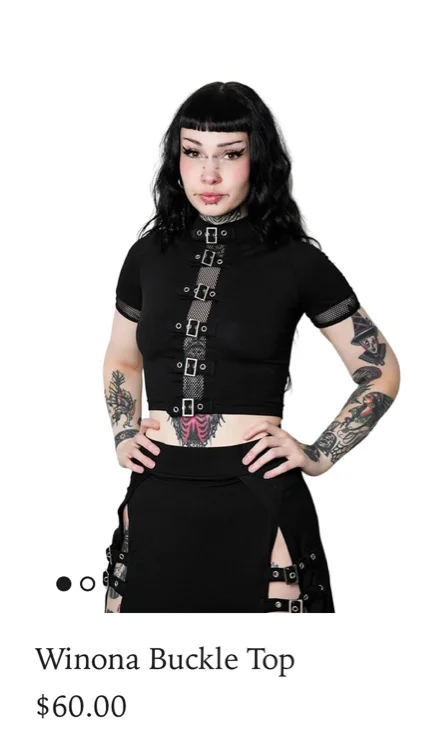 Winona Buckle top from Forest Ink