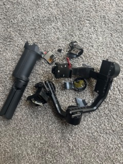 Oh no! My gimbal is smashed to pieces! 