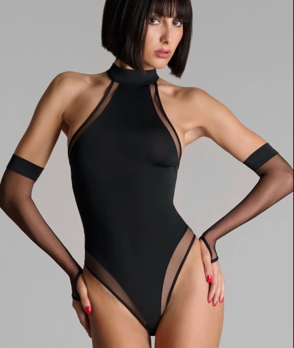 Maison Close Pure Tention Halter Neck Body Suit