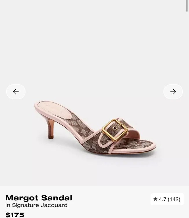 Margot Sandal In Signature Jacquard