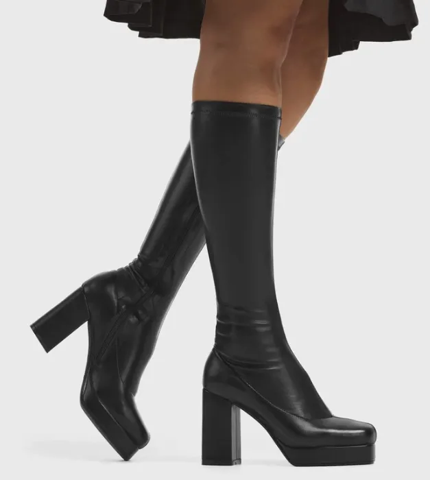 black boots