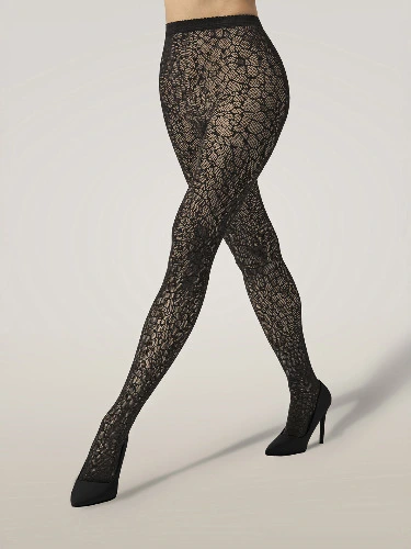 Wolford Reptile Net Tights