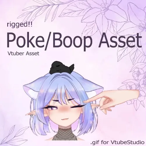 Poke/Boop my Vtuber!
