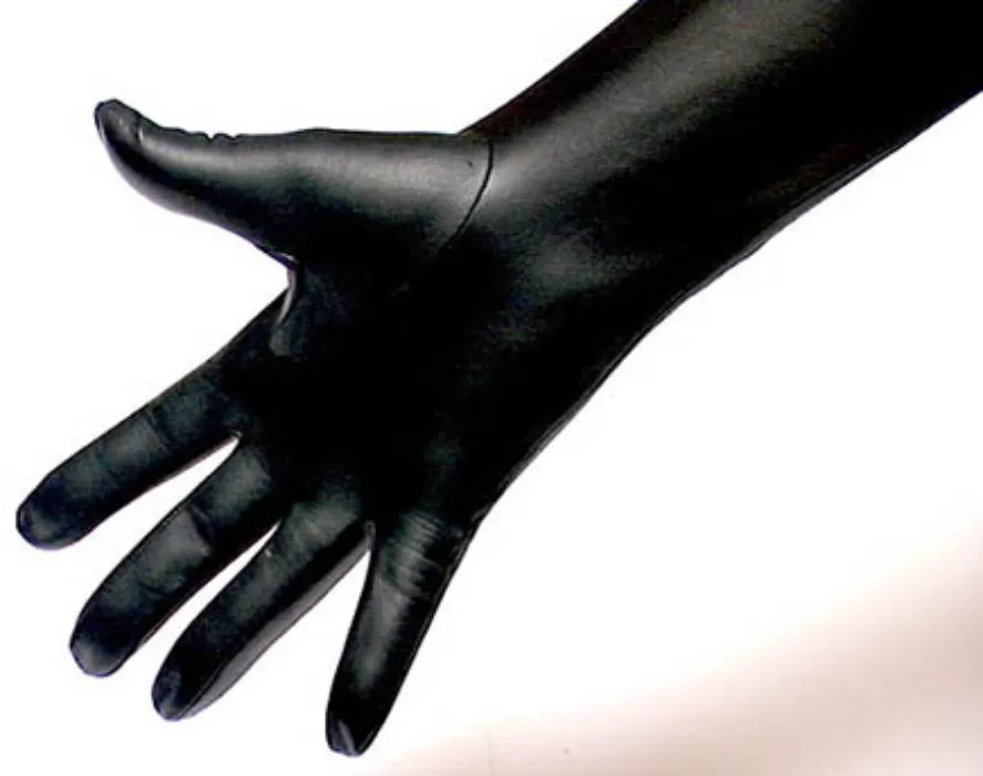 Opera leather gloves