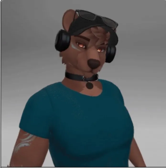 Bjorn the Bear / Dog Hybrid (PC+QUEST+FACETRACKING) Vrchat Furry