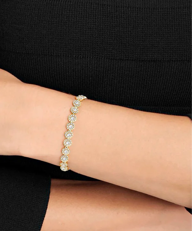 Swarovski Gold Bracelet