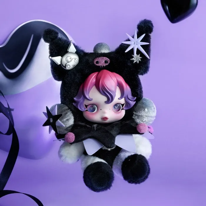 SKULLPANDA × KUROMI Plush