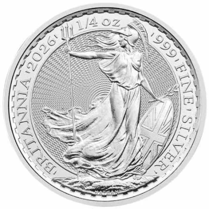 2026 UK Britannia 1/4oz Silver Coin