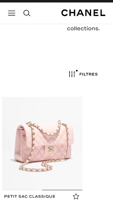 Petit sac classique rose